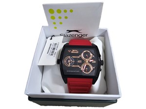 SLAZENGER ÇİFT MEKANİZMA SİLİKON KORDON SAAT vitrin resim